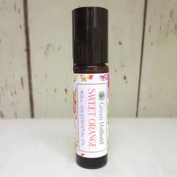 Sweet Orange Roll-On Essential Oil Bottle Aromatherapy