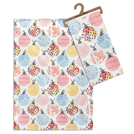 Multicolor Ornament Tea Towel