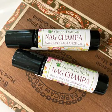 Nag Champa Roll-On Essential Oil Bottle Aromatherapy