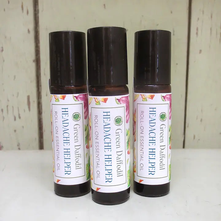 Headache Helper Roll-On Essential Oil Bottle Aromatherapy