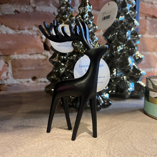 Standing Reindeer, Black