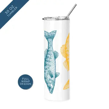 Colorful Walleye 30 oz. Tumbler