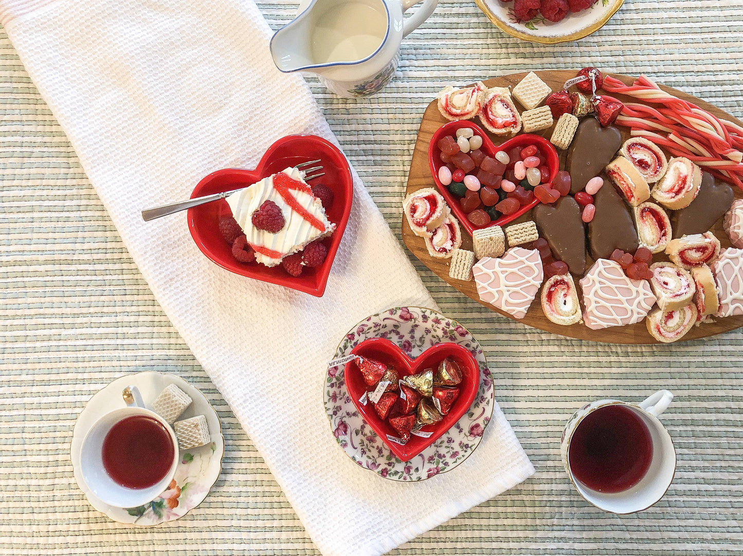 Red Heart Shaped Bowl