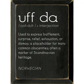 Uff Da Definition