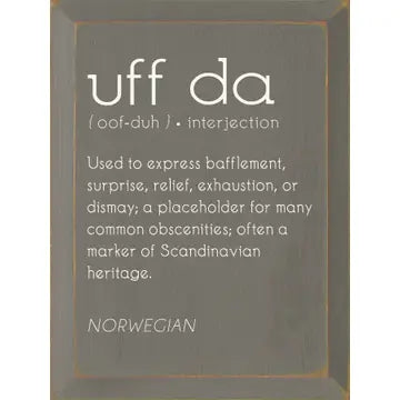 Uff Da Definition