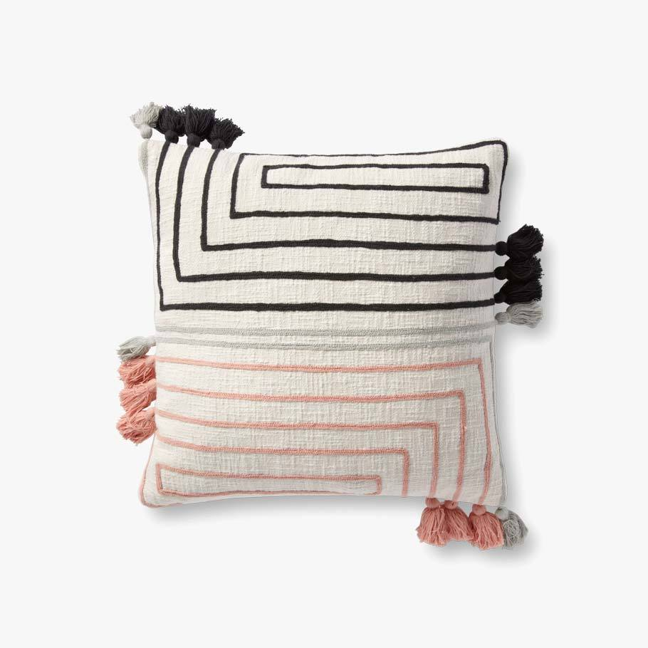 Modern Labyrinth Pillow 18"