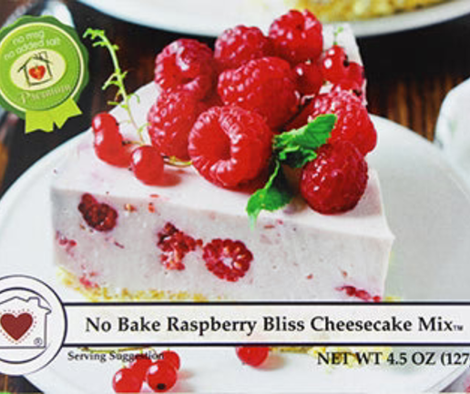 Raspberry Bliss Cheesecake Mix - No Bake