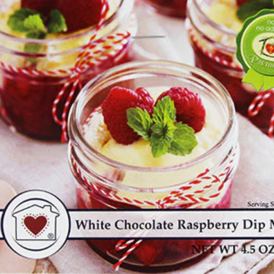 White Chocolate Raspberry Dip