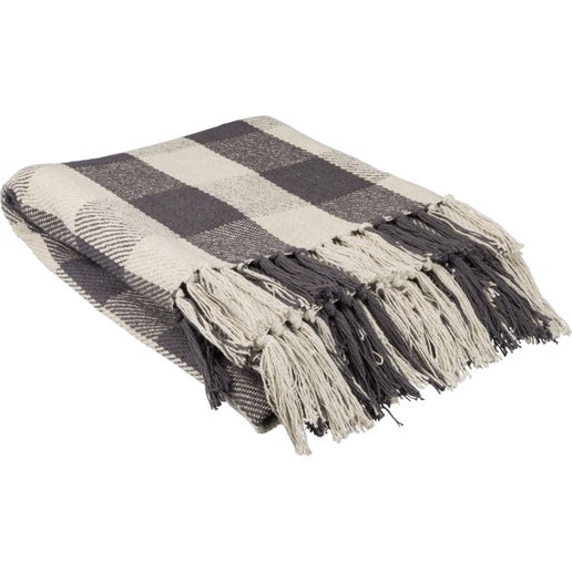 Grey Throw Blanket