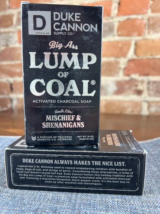 DC Lump of Coal Bar Soap