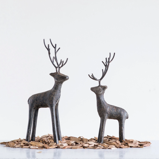 Cast Iron Standing Deer